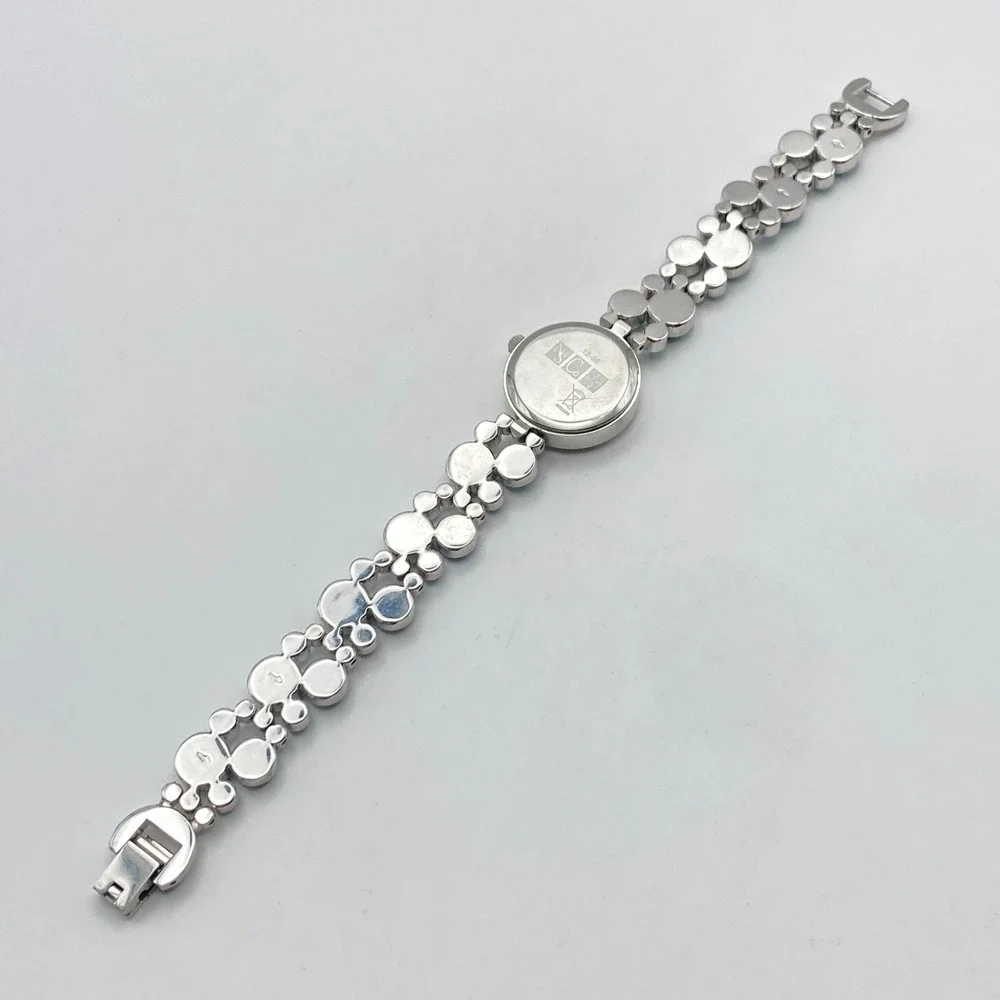 Newbridge Women's Watch 22mm Silver Tone Blue Southwest New Battery 6.75